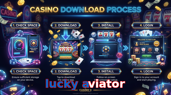 Game list for Lucky Aviator download section