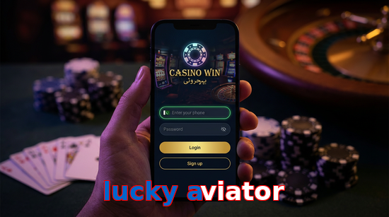 Main screen of Lucky Aviator login page for PK players